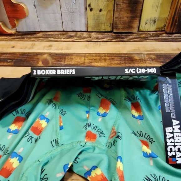 Boxer Briefs Mens Size Small 2 Pair Popsicle - Picture 4 of 8